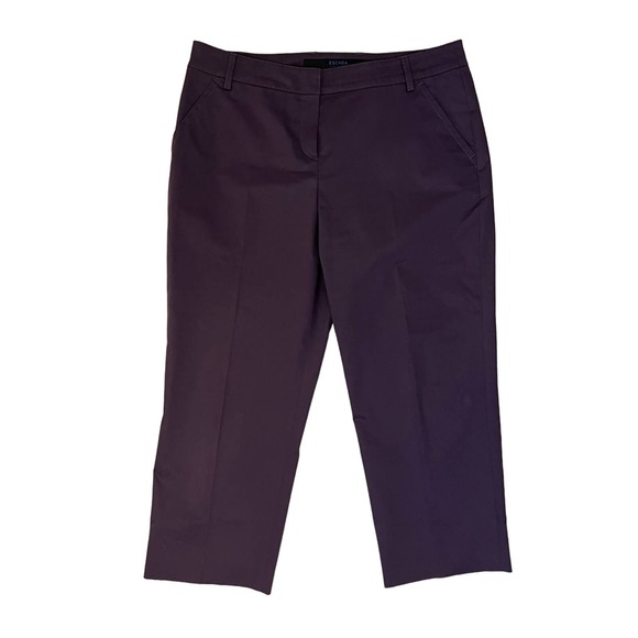 Escada Pants - Escada Sport Cropped Purple Trousers Size 40